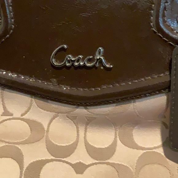 Coach Satin Signature Tote - Picture 2 of 10
